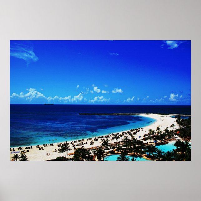 Póster Atlantis, Isla Paraíso (Frente)