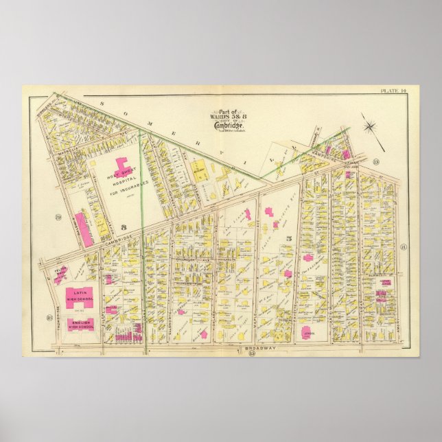 Póster Atlas 3 de Cambridge (Frente)