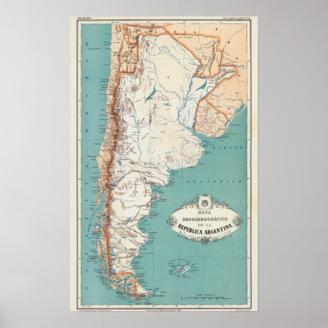 Póster Atlas Argentina 2 (Frente)