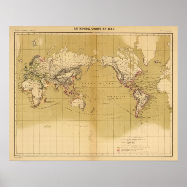 Póster Atlas de 1550 (Frente)