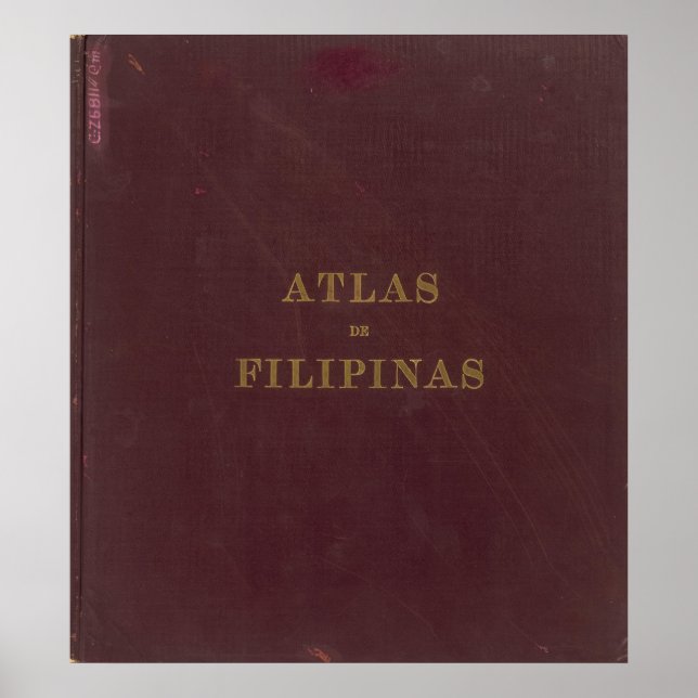 Póster Atlas de Filipinas (Frente)