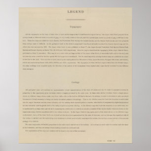 Póster Atlas de la leyenda a la geología del distrito de