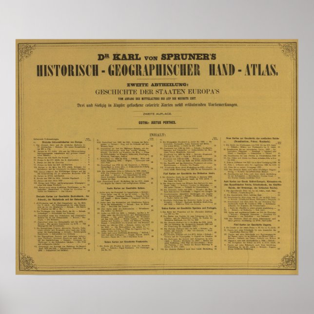 Póster Atlas de la mano de los historiadores internos (Frente)