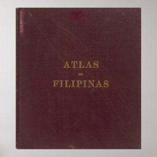 Póster Atlas de las Filipinas