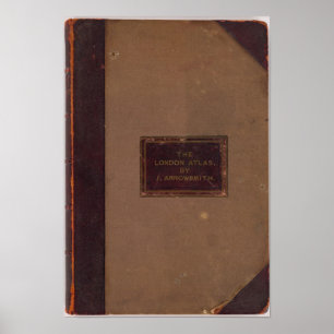 Póster Atlas de Londres de la geografía universal 2