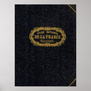 Póster Atlas De nacional Francia