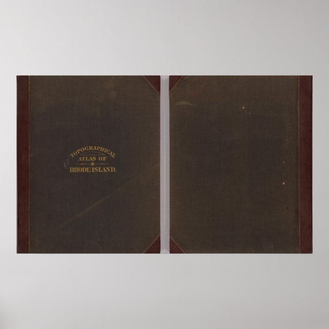 Póster Atlas de Rhode Island (Frente)