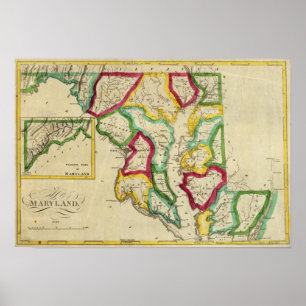 Póster Atlas general de Maryland