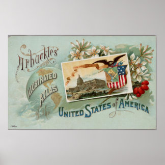 Póster Atlas illustradas de Arbuckles