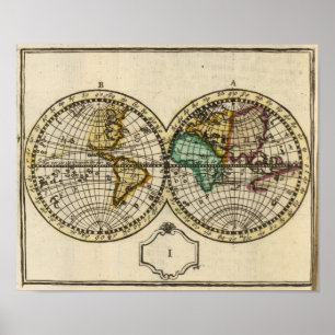 Póster Atlas Mundial