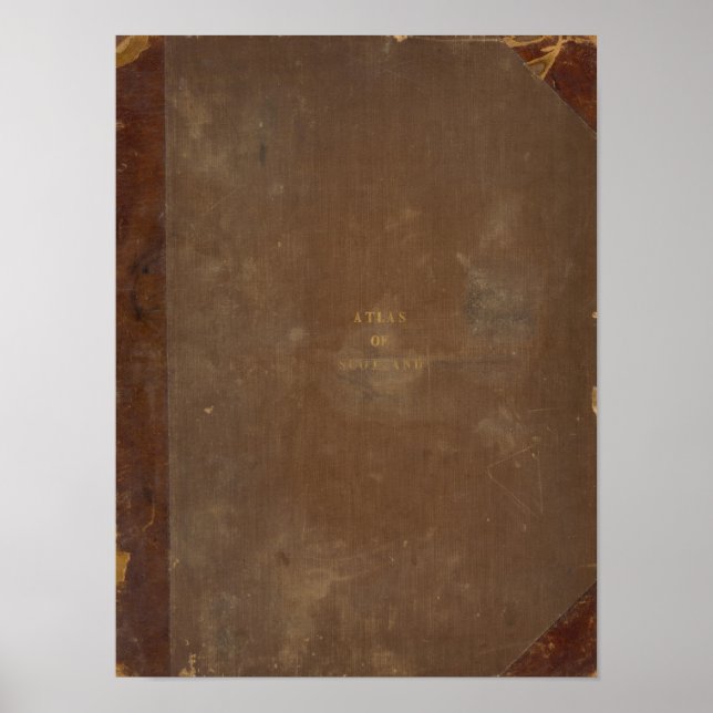Póster Atlas of Scotland (Frente)