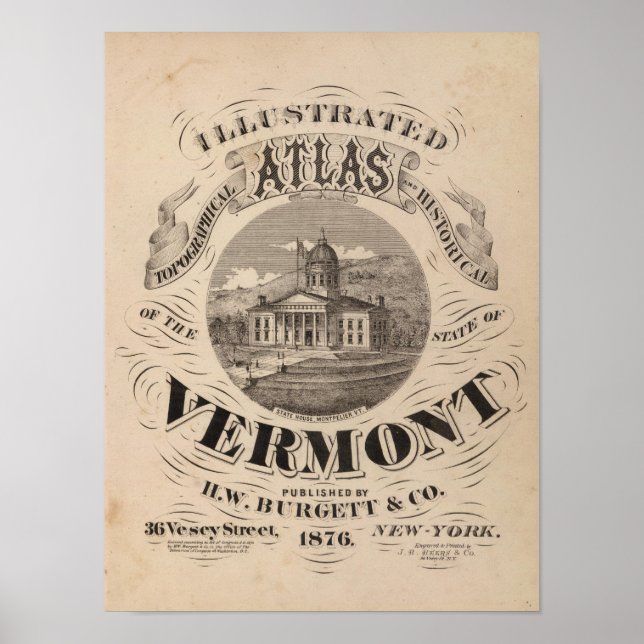 Póster Atlas topográficas (Frente)