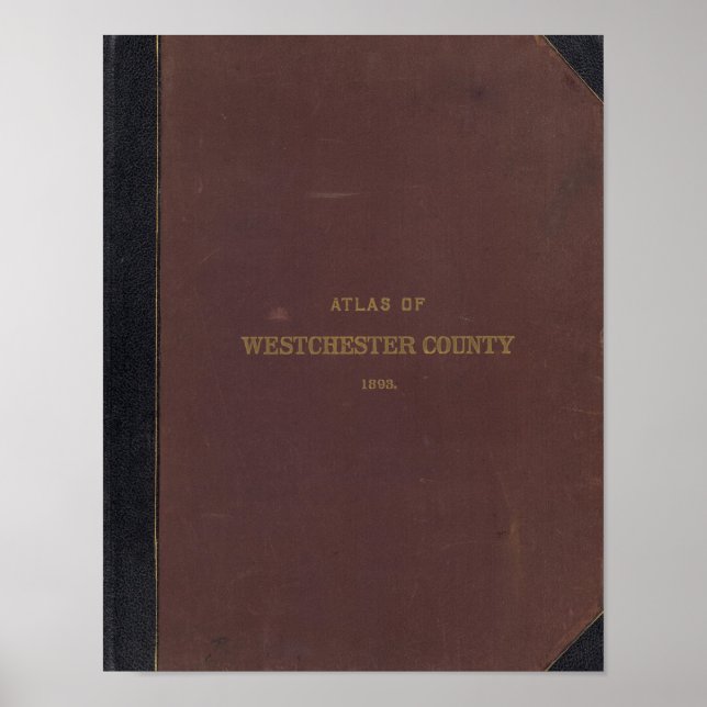Póster Atlas Westchester Co., NY (Frente)