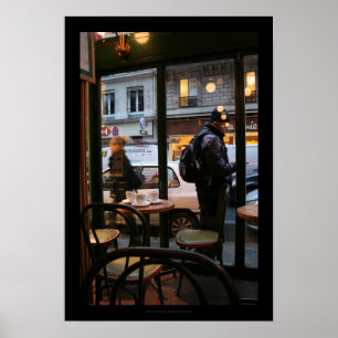 Póster Atmósfera parisina Rue Rambuteau Beaubourg Poster