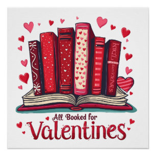 Póster Atmósfera Romántica de Lectura Regalo Acogedor de