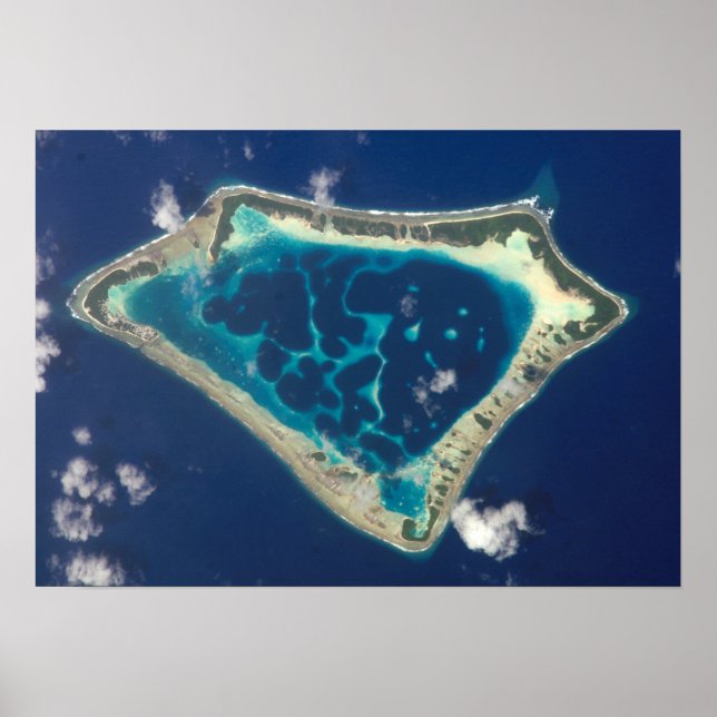 Póster Atolón de Atafu en Tokelau (Frente)