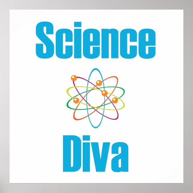Póster Atomic Science Diva (Frente)