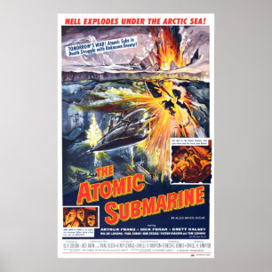 Póster Atomic Submarine