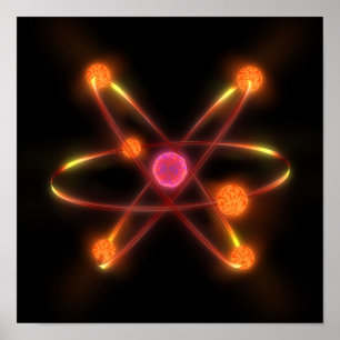 Póster Atómico