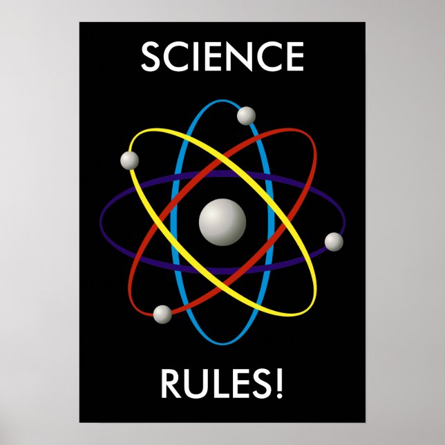 Póster Átomo (color) (Frente)