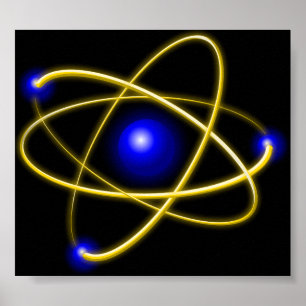 Póster átomo de átomo , física , partícula , ciencia , ma