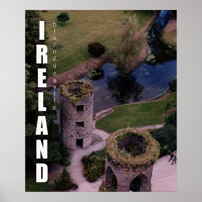Póster Atop Blarney Castle (Irlanda) (Frente)