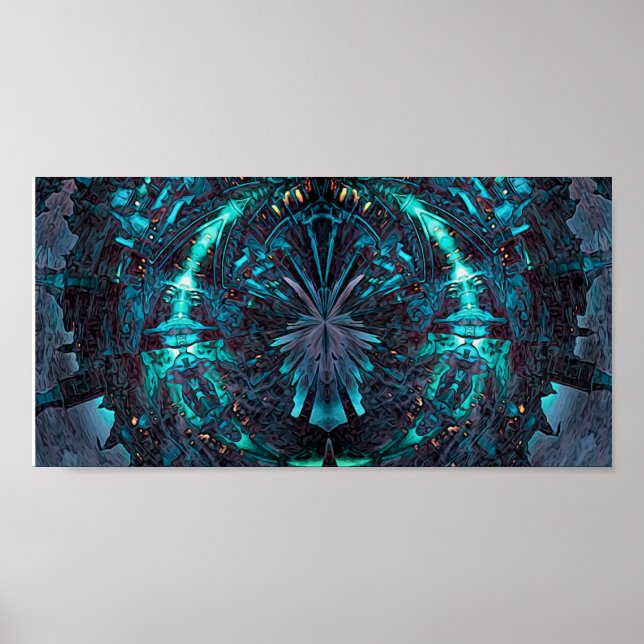 Póster atormentado Poster caballero (Frente)