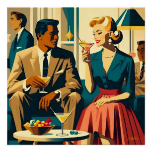 Póster Atracción compartida por parejas en fiestas de cóc
