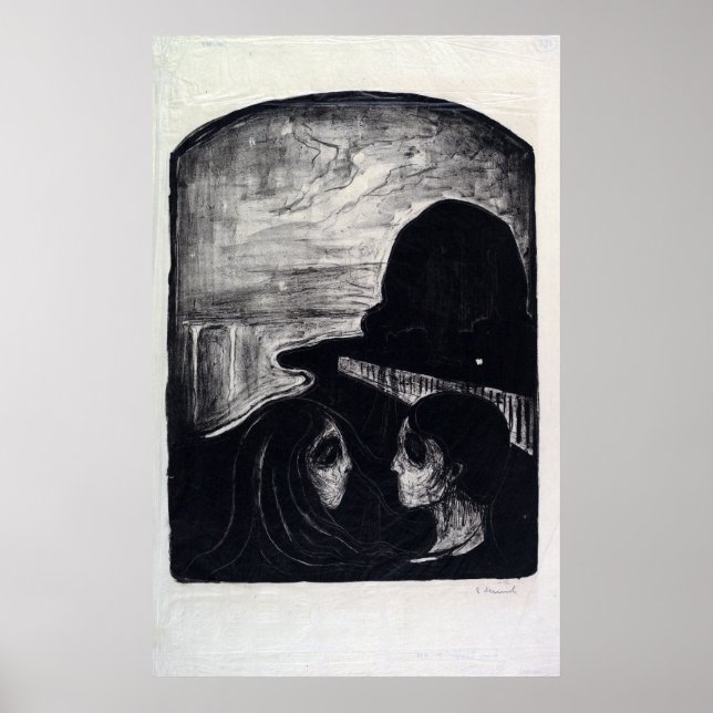 Póster Atracción de Edvard Munch I (Frente)