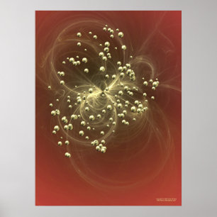 Póster Atracción del fractal
