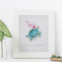 Atractiva tortuga acuática Inspiradora