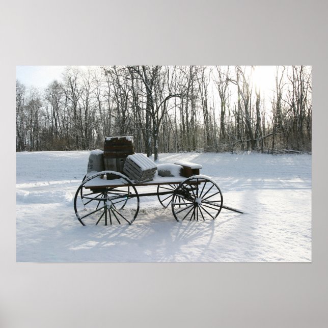 Póster Atrapado en la nieve (Frente)