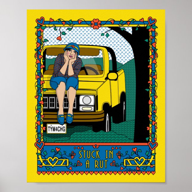 Póster Atrapado en un Poster Rut_B_8x10 (Frente)