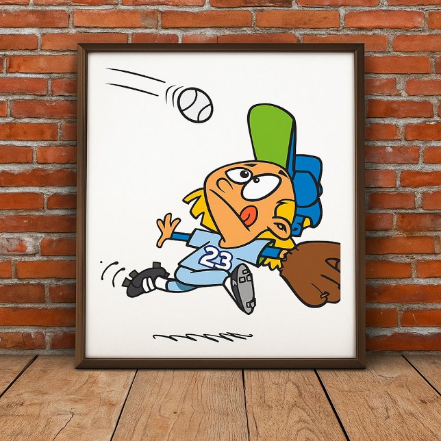 Póster Atrapando Un Béisbol (Subido por el creador)