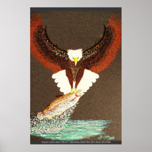 Póster Atrapar trucha de Egale