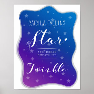 Póster Atrapar una estrella que cae