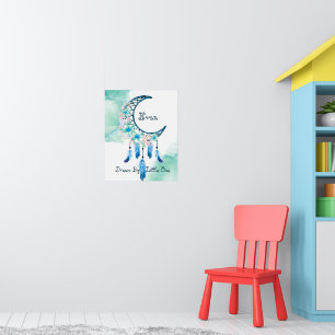 Póster Atrapasueños personalizado para niños
