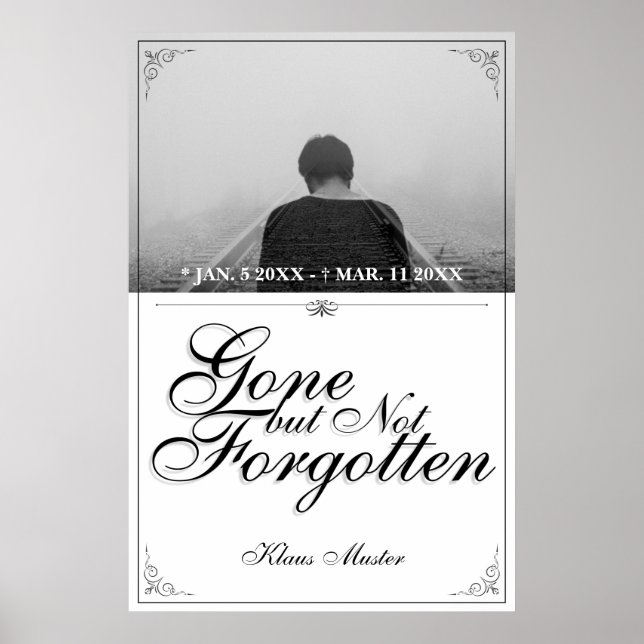 Póster Atrás pero no olvidado - Clásico (Frente)