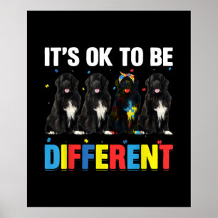 Póster Atrévase A Ser Diferente   Divertido Newfie   Tera