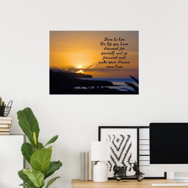 Póster ¡Atrévete A Vivir! (Oficina en casa)