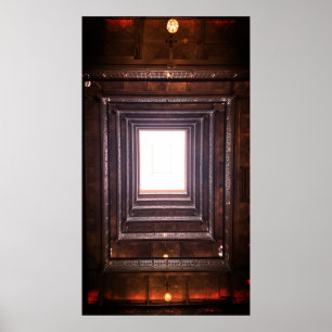 Póster Atrio de Nueva York del hotel de Beekman