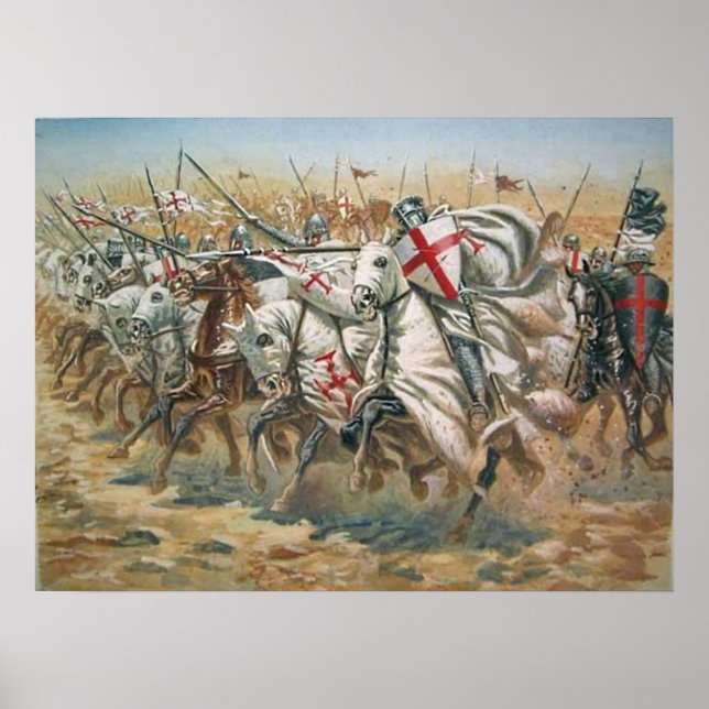 Póster Attacke der Tempelritter (Frente)