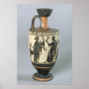 Póster Attic black-figure lekythos