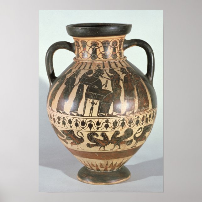 Póster Attic Corinthian amphora (Frente)