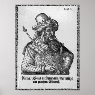 Póster Attila el Hun