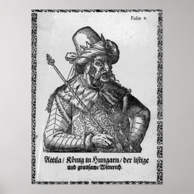 Póster Attila el Hun (Frente)