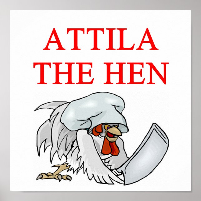 Póster ATTILA the hen (Frente)