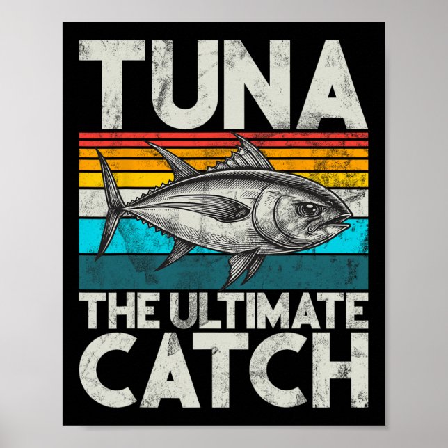 Póster Atún La Captura Definitiva Pesca de Atún  (Frente)