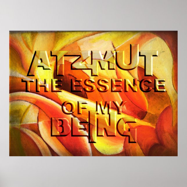 Póster Atzmut (Frente)