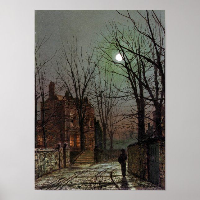 PÓSTER AU CLAIR DE LUNE-GRIMSHAW-PRINT (Frente)